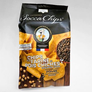 CHIPS DE SOCCA AU POIVRE