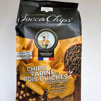 CHIPS DE SOCCA AU POIVRE