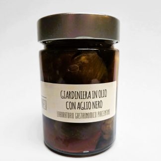 GIARDINIERA A L'HUILE ET AIL NOIR