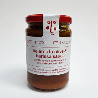 SAUCE HARISSA ET OLIVES KALAMATA