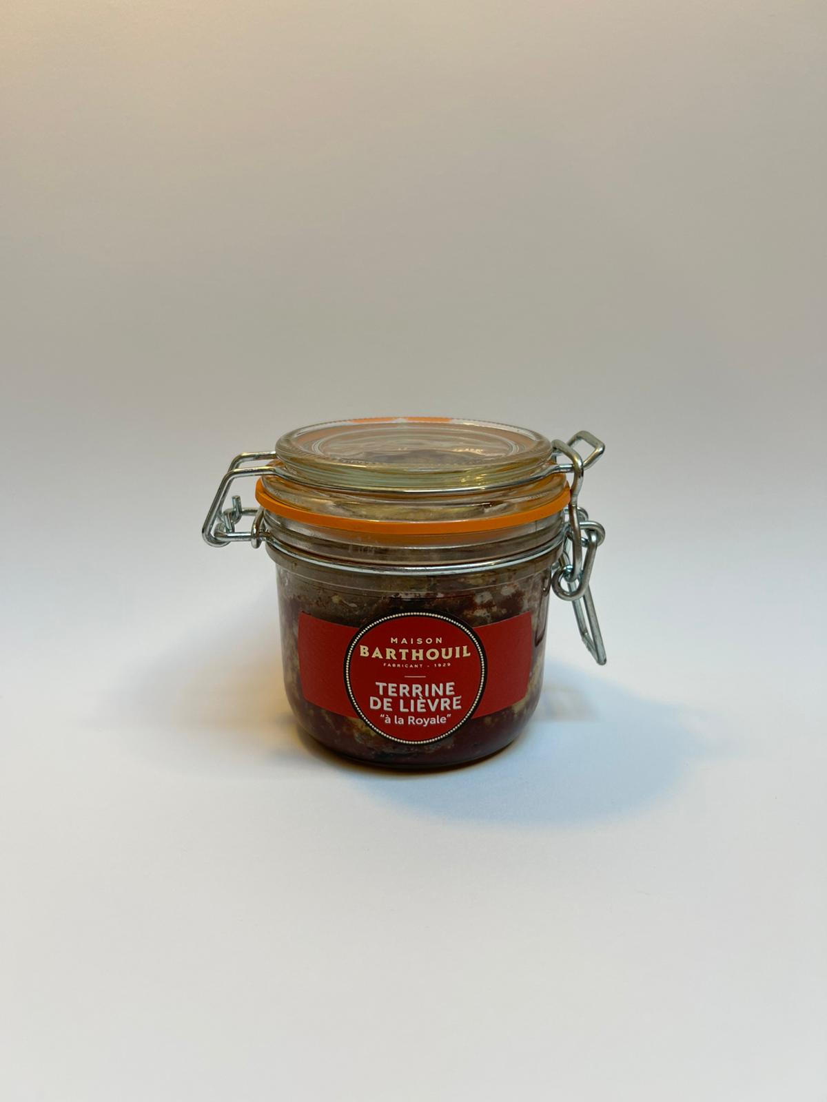 TERRINE DE LIEVRE "À LA ROYALE"