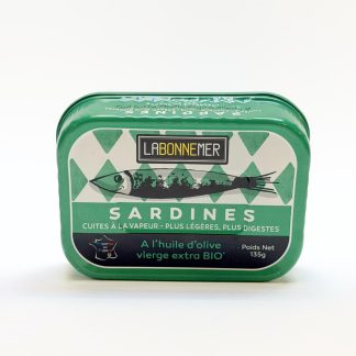 SARDINES À L'HUILE D'OLIVE EXTRA BIO