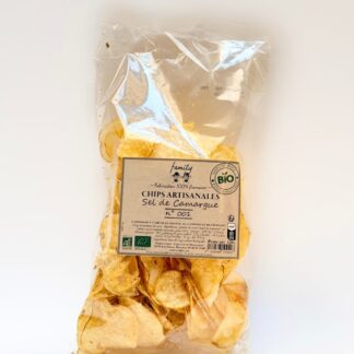 CHIPS ARTISANALES BIO AU SEL DE CAMARGUE