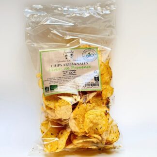 CHIPS ARTISANALES BIO AUX HERBES DE PROVENCE